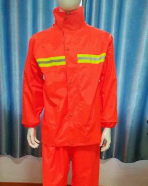 道路施工***交通执勤指挥巡逻安保防护环卫反光条户外防雨套服 